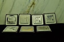Lot of Seven AMD K-6 CPU Computer Chips 1997-1998 picture