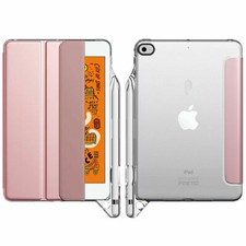 Poetic For Apple iPad Mini 5 Smart Case Soft Leather Stand Cover Rose Gold picture
