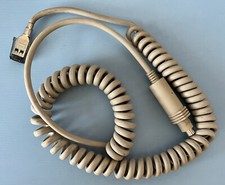 Authentic IBM Model M Coiled Keyboard Cable with SDL to PS/2 Connectors picture