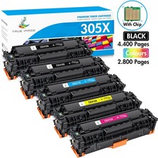 5PK 305A Toner CE410A Compatible With HP 305X LaserJet Pro 400 M451dn MFP M475dn picture