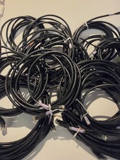 SANWA SUPPLY Cat 6e Ethernet UTP Cable 23AWG x 4PR SOLID RJ45 Black Lot of 16 picture