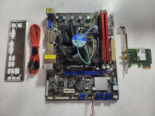ASROCK H61M-DGS Motherboard w/Pentium G860, 4GB RAM, IO Shield, WIFI #0805 picture