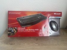 Microsoft Wireless Laser Desktop 6000 Keyboard And Mouse v3 New Sealed picture
