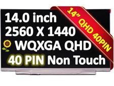 WQHD IPS LED LCD Screen Panel Display B140QAN02.0 FRU 00NY679 40 pins Non-Touch picture