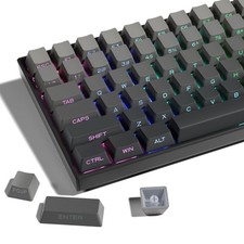 136 Key Side Printed PBT Keycaps OEM Shine Through Set for Cherry MX Keyboards picture
