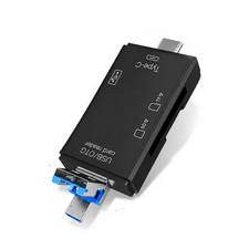 6 in 1 USB 3.0 Type C Card Reader SD Micro SD TF OTG Memory Adapter Laptop PC US picture