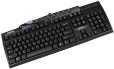 Compaq 122659-008 Carbon PS2 US Keyboard NEW 164996-001 KB-9963 EZ Access Black picture