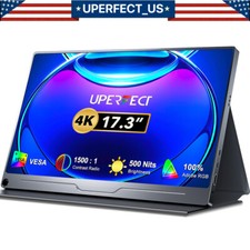 2025 4K Portable Monitor, UPERFECT 17.3