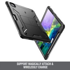 Tablet Case For iPad Pro 11 2020/2018 Dual Layer Shockproof Stand Cover Black picture