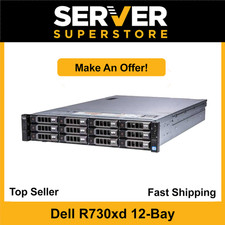 Dell PowerEdge R730XD Server 2x E5-2620 V4 =16 Cores H730P 64GB RAM 4x 6TB SAS picture