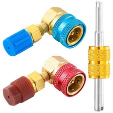 R1234YF to R134A Adapter, 90 Degrees R1234YF to R134A Conversion Adapters, R1... picture