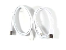 USB C to USB A White Premium Charging Data Cable 2 PACK 3Ft 1M USA SELLER  56k picture