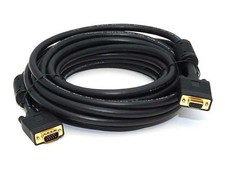 Super VGA M/F Cable - 25 Feet  W/ Ferrites For In-Wall Installation | CL2 Rated picture