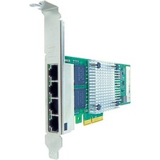 Axiom 10/100/1000Mbs Quad Port RJ45 PCIe x4 NIC Card for IBM - 90Y9352 picture