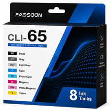 CLI-65 8PK BK/C/M/Y/PC/PM/GY/LGY Combo Photo Ink PIXMA PRO-200 PRO-200S picture