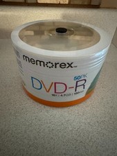 Memorex 50 Pack 16X  4.7GB DVD-R Factory Sealed picture