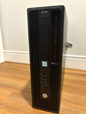 HP Z240 SFF Workstation Xeon E3-1270 v5 32GB RAM 512GB SSD 1TB HDD Radeon GPU picture