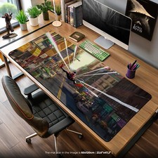 Miles Morales Spider-Man Desk Mat - Into the Spider-Verse Mouse Pad Gift picture