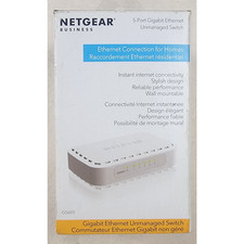 NETGEAR GS605v5 5-Port Gigabit Ethernet Unmanaged Switch GS605NA New Open Box picture