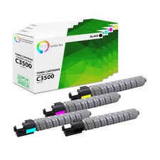 4Pk TCT Premium C3500 BCMY for Ricoh Aficio MP C3500 C4500 Compatible Toner picture