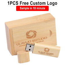 Photography Gift Box USB 2.0 Flash Drive Free Logo Pen Drive Real Capacity 64GB picture