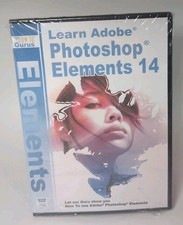Learn Adobe Photoshop Elements 14 DVD ROM Brand New B496 picture