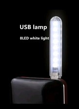 Portable USB LED Reading Lamp Mini 8-LED Book Light DC5VOLT picture