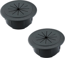 2 Pack 2 Inch Flexible Desk Grommet, ABS Cable Hole Cover for Home Office Table picture