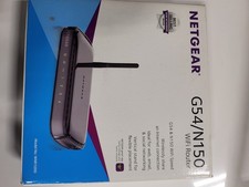 NETGEAR G54/N150 WNR1000 WiFi Router 150 Mbps 4-Port Black Wireless Ethernet picture