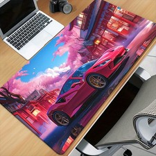 1pc Sakura Sports Car High Definition Printed Table Mat - XXL Rubber Gaming Mo picture
