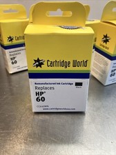 Cartridge World Replaces HP60  Black Compatible Ink Cartridge for HP 60 -5 Piece picture