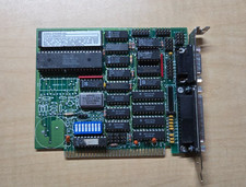 Vintage ISA Serial Parallel I/O Card Ether Systems Inc RS-232 DB25 Multi-Port In picture
