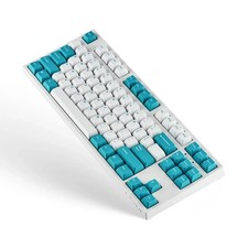 Leopold FC750RBT PD White Mint TKL Keyboard Eng+Kor Silent Red No Tariffs In US picture