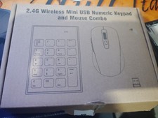 2.4g wireless Mini USB numeric keypad and mouse combo 19 Key picture