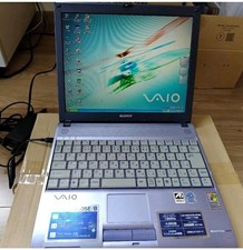 Sony VAIO PCG-V505 Win XP Japanese Model Tested Laptop w/ AC Adapter Chipped picture