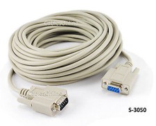 50 ft. DB9 Male to DB9 Female Serial Extension Cable, S-3050 picture