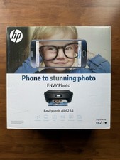 HP Envy Photo 6255 All-In-One Inkjet Wireless Photo Printer Black New In Box picture