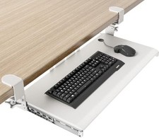 Keyboard Tray Under Desk Pull Out with Extra 32.5