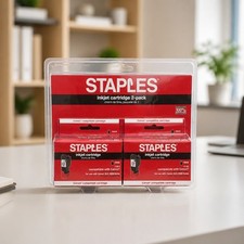 Staples Inkjet Cartridge 2-Pack Black 9ml 2000-5500 picture
