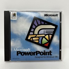 Vintage Microsoft PowerPoint Windows 95 CD-ROM picture