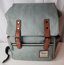 Feskin Professional Business Laptop Backpack Fashion Casual Durable Canvas picture