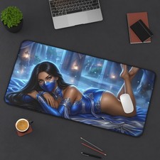 Kitana Desk Mat, Mortal Kombat Gaming Mouse Pad, XXL Gamer Decor picture