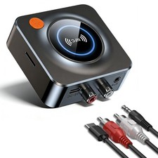 Bluetooth Receiver for Home Stereo, AUX RCA to Bluetooth Adapter picture