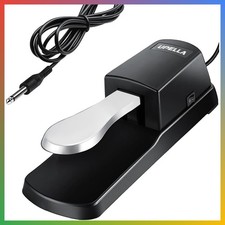 Sustain Pedal Universal Polarity Switch Non Slip Durable Build For Digital Piano picture