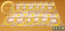 71929 FIBER STORE C6UTPSGSPVC CAT6 SNAGLESS PATCH CABLE YELLOW 10' NEW LOT OF 12 picture
