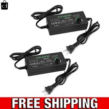 Universal 3V-12V 5A Power Supply with LED Display & Dual Plug Compatibility picture