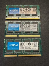 CRUCIAL 12GB (3x4GB) DDR3L-1600 SODIMM Memory RAM picture