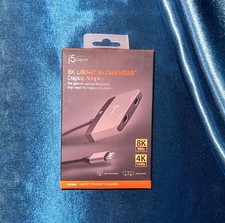 J5Create JCA465 8K USB-C to Dual HDMI Display Adapter - For macOS or Windows picture