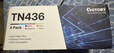 Gotoby Brother TN436 High Yield 4-Pack Toner Cartridge Black Cyan Magenta Yellow picture