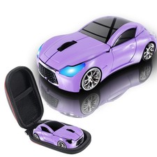 elec Space Wireless Mini Mouse with Case - Cute Sports Car Shape, Lightweight... picture
